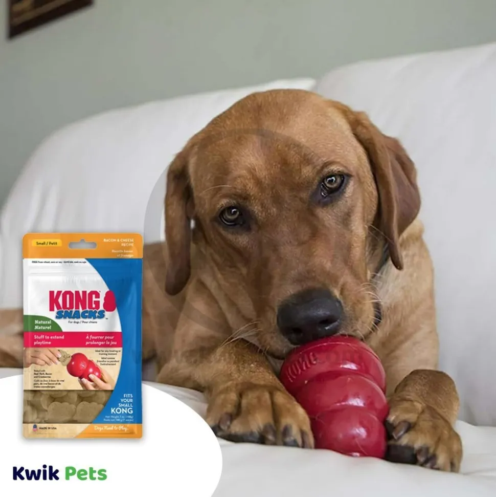 KONG Stuff'N Snacks Dog Treats Bacon & Cheese Small 7-oz
