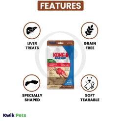 KONG Stuff'N Snacks Dog Treats Liver Large 11-oz