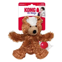 KONG Unstuffed Dog Toy Teddy Bear with Squeaker Medium