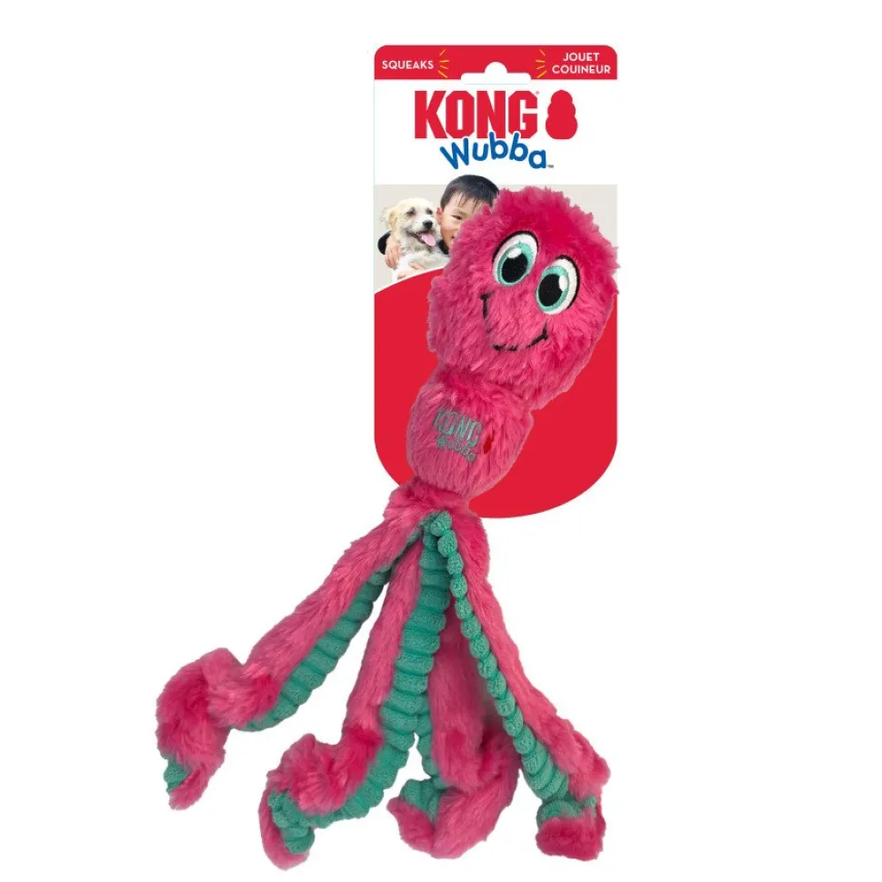 KONG Wubba Octopus Dog Toy Assorted Large