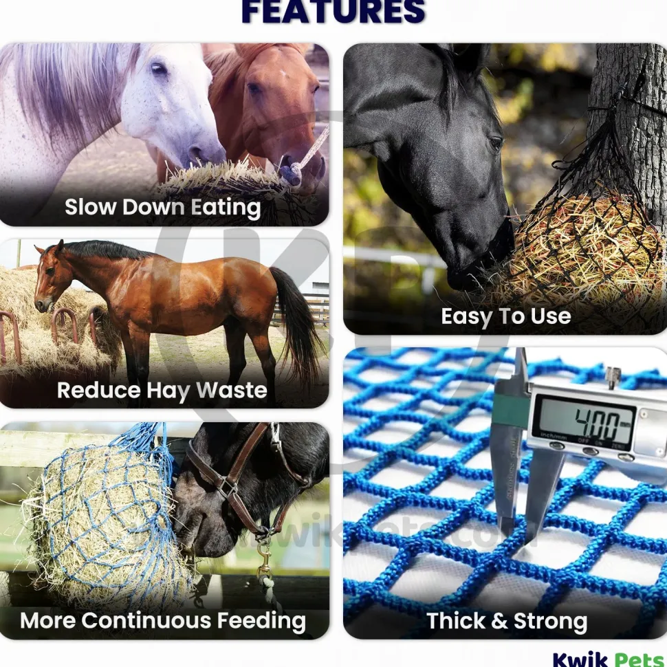 Kwik Pets Horse Hay Bag Purple 42-in
