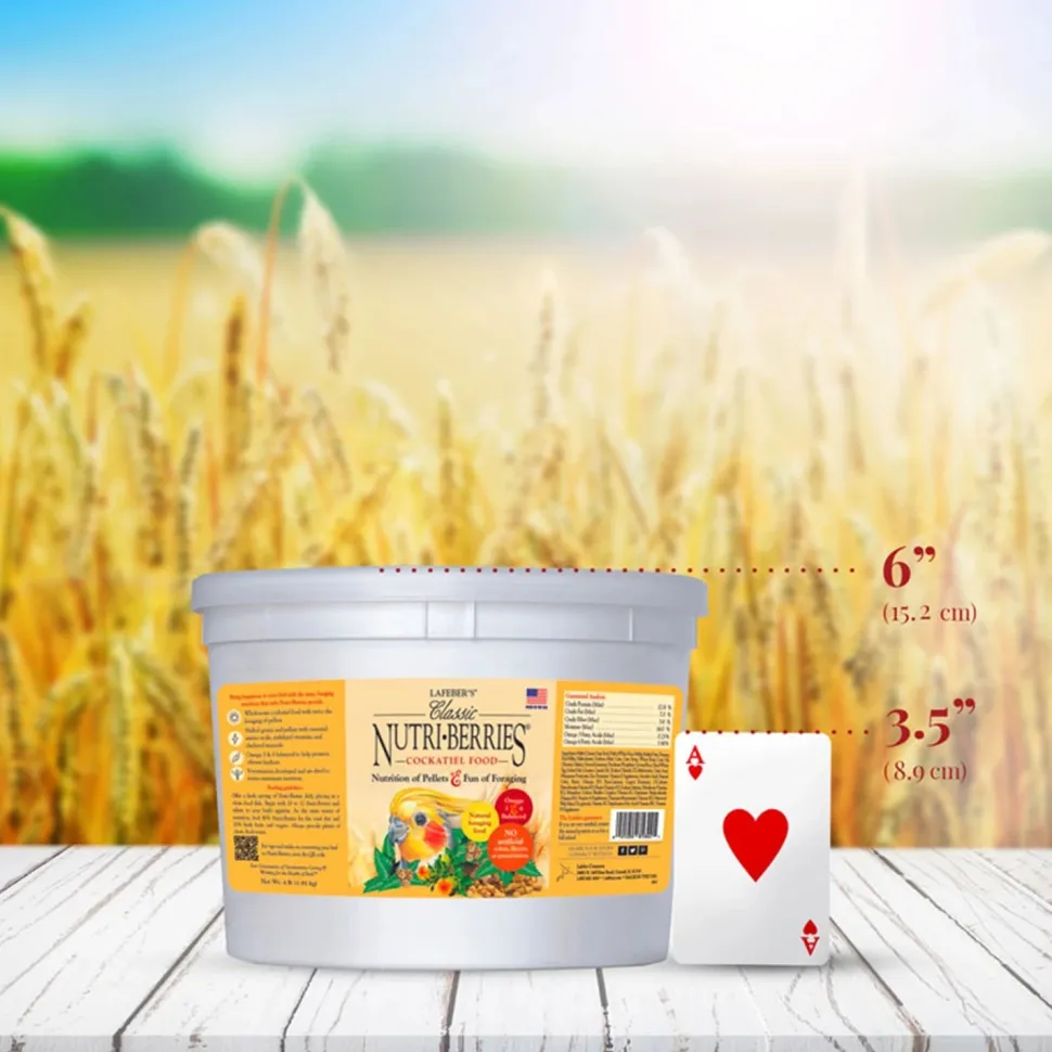 Lafeber Classic Nutri-Berries Cockatiel Bird Food 4-lb