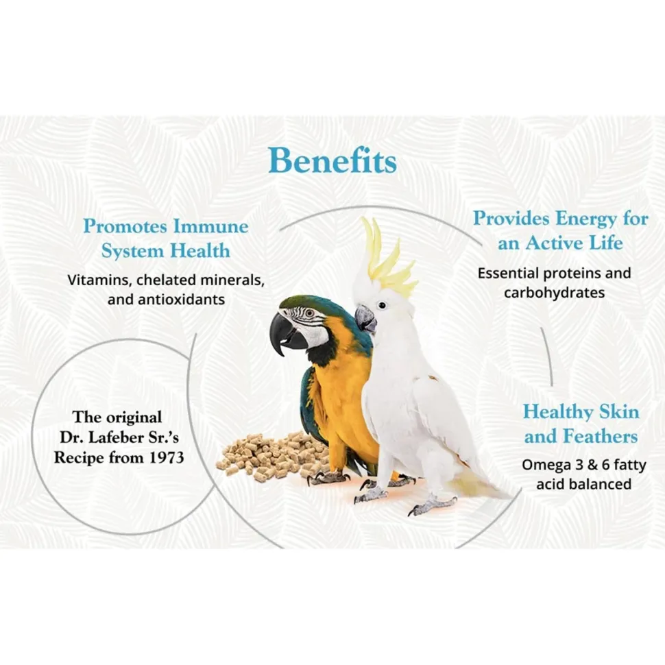 Lafeber Premium Daily Pellets Macaw & Cockatoo Bird Food 5-lb
