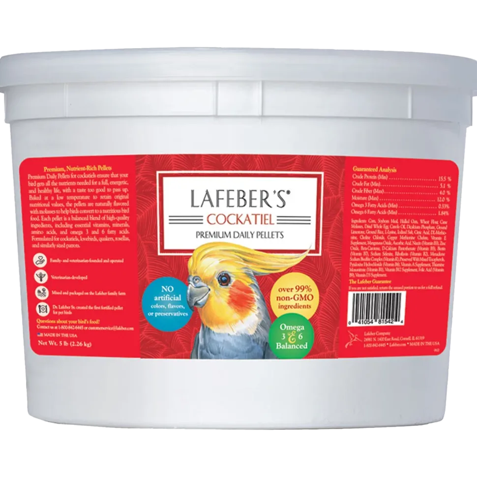 Lafeber Premium Daily Pellets Cockatiel Bird Food 5-lb
