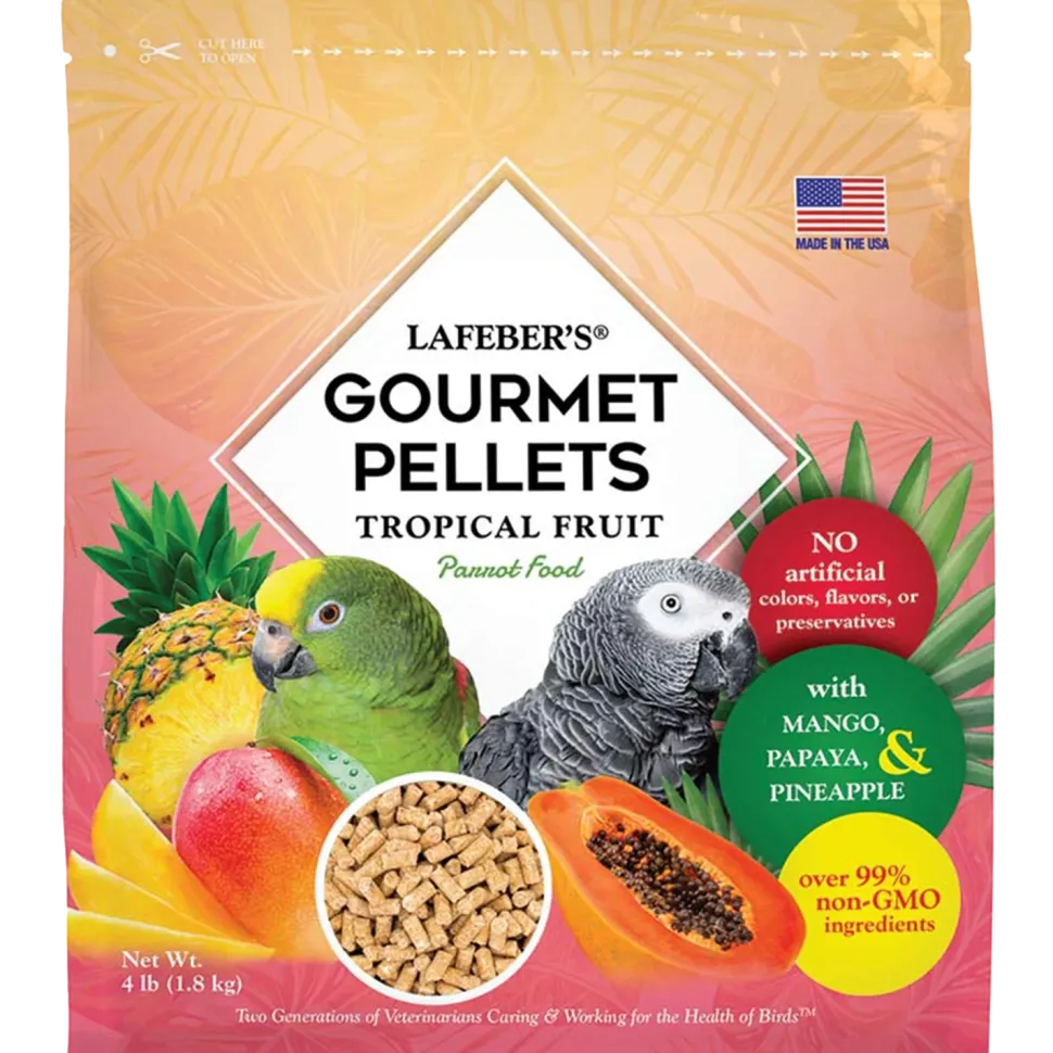 Lafeber Tropical Fruit Gourmet Pellets Parrot Bird Food 4-lb