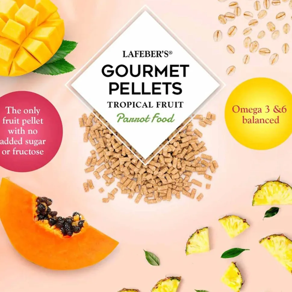 Lafeber Tropical Fruit Gourmet Pellets Parrot Bird Food 4-lb