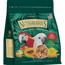 Lafeber Tropical Fruit Nutri-Berries Macaw & Cockatoo Bird Food 3-lb