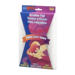Lee's Aquarium & Pet Products Scrubber Pad for Acrylic Aquariums White Jumbo 6 in X 9 in