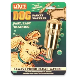Lixit Dog Faucet Waterer Silver