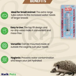 Lixit Hand Feeding Syringe for Baby Animals 10 ml