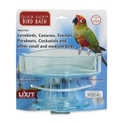 Lixit Quick Lock Bird Bath Green One Size