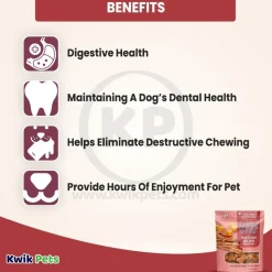 Loving Pets Bone-Shaped Soft Jerky Dog Treat Chicken Bacon & Cheese 6-oz