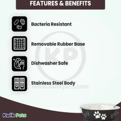 Loving Pets Classic Dog Bowl Espresso Large