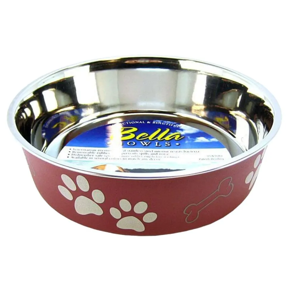 Loving Pets Classic Dog Bowl Merlot Large