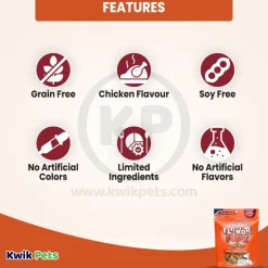 Loving Pets Flavorfullz Filled Dog Treats Chicken 6-oz