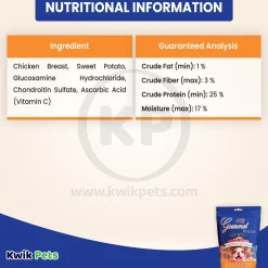 Loving Pets Gourmet Wraps Dog Treat Sweet Potato & Chicken 8-oz
