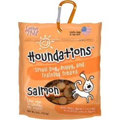 Loving Pets Houndations Small Dog & Puppy Training Treats Salmon 4-oz