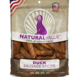 Loving Pets Natural Value Duck Sausages Dog Treat 13-oz