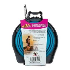 Loving Pets Travel Double Diner Dog Bowl Blue Small