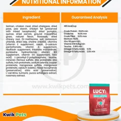 Lucy Pet Products Grain-Free Small Bites Small Breed Dry Dog Food Salmon, Pumpkin & Quinoa 4.5-lb