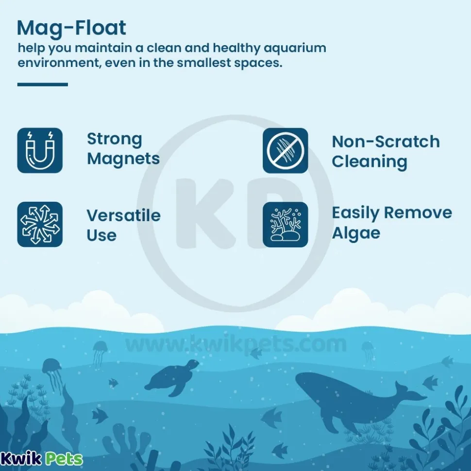 Mag-Float Floating Magnet Glass Aquarium Cleaner Nano