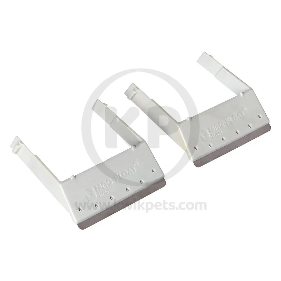 Mag-Float Replacement Scrapers for Glass Aquariums Grey/White Large & Large+ 2 Count