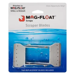 Mag-Float Scraper Blades for Floating Magnet Glass Aquarium Cleaner Small & Medium 2 Count