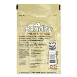 Marshall Pet Products Bandits Premium Ferret Treats Peanut Butter 3-oz