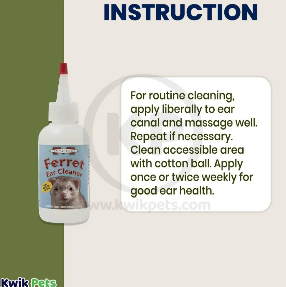 Marshall Pet Products Ferret Ear Cleaner 4-oz