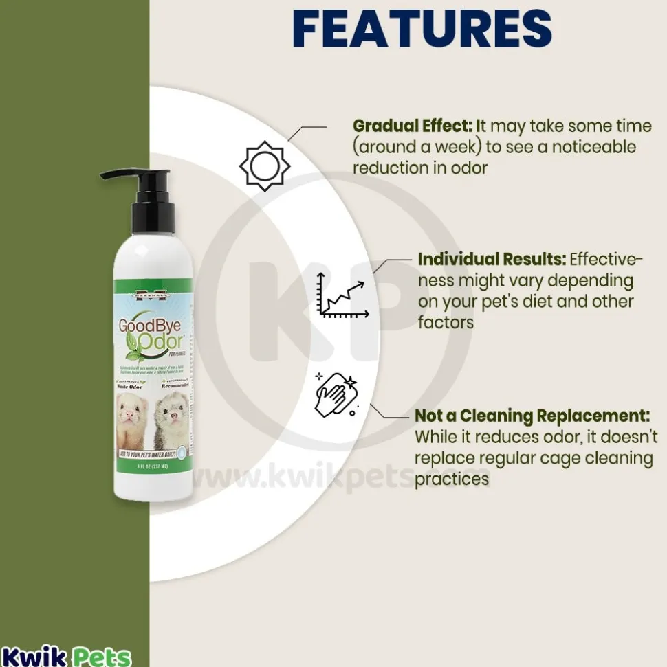 Marshall Pet Products Goodbye Odor for Ferrets 8-oz
