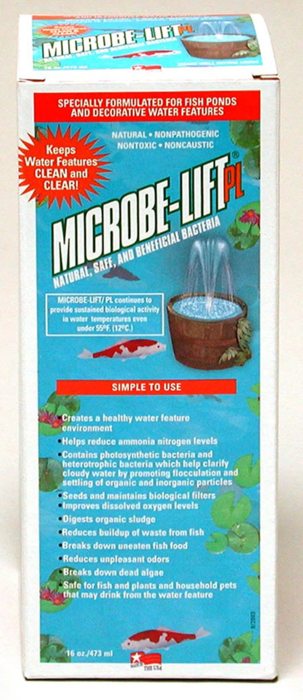 Microbe-Lift PL Pond & Lagoon Bacteria Water Treatment 16-oz