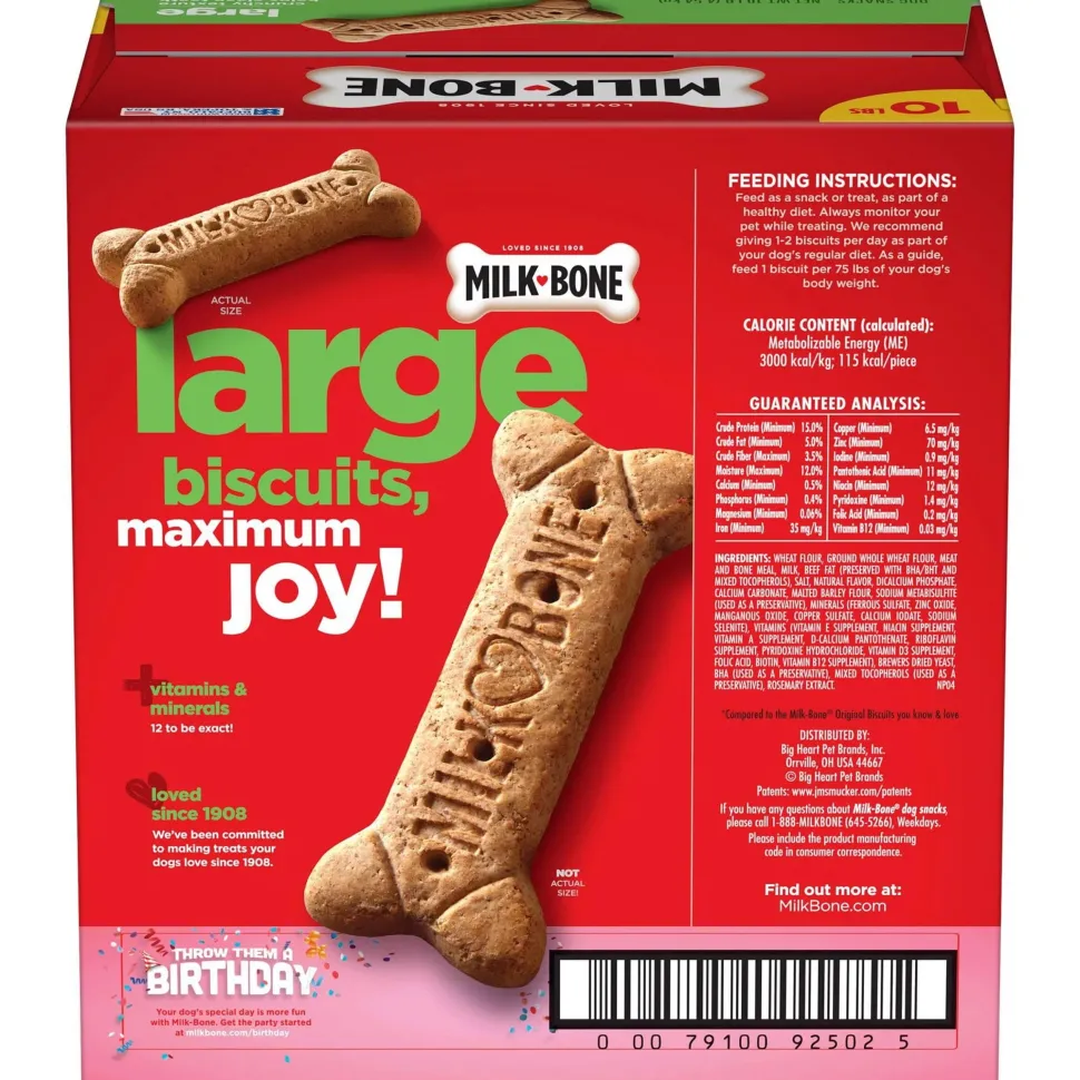 Milk-Bone Dog Biscuits Original Large 10-lb