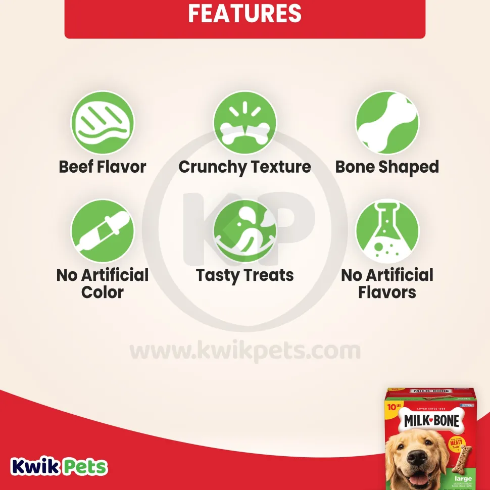 Milk-Bone Dog Biscuits Original Large 10-lb