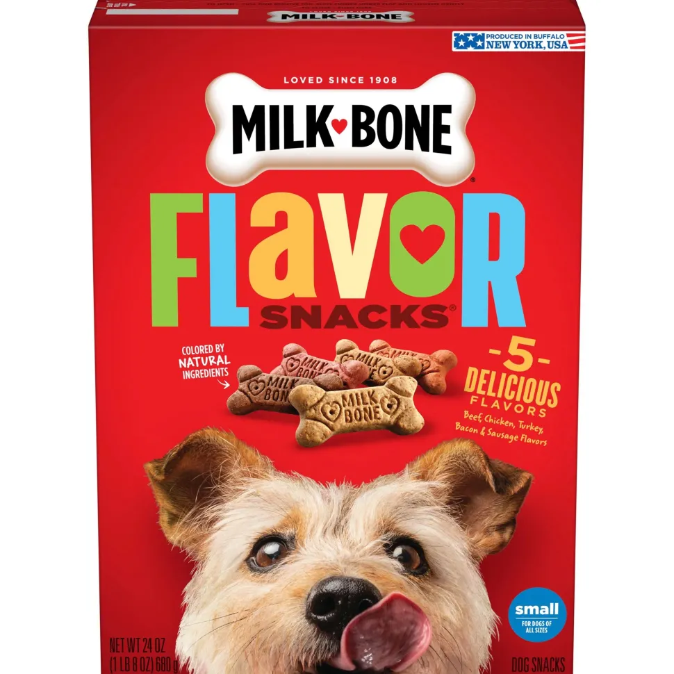 Milk-Bone Flavor Snacks Dog Treats Small/Medium 24-oz