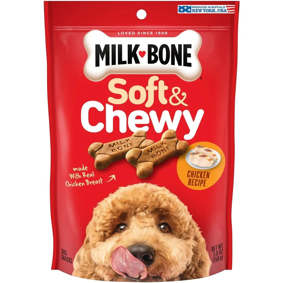 Milk-Bone Soft & Chewy Chicken Dog Treats 5.6-oz