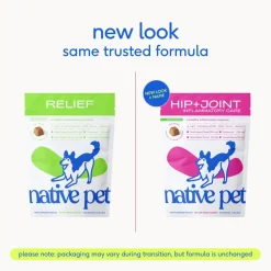 Native Pet Hip & Joint Inflammatory Care Chews Supplement for Dogs 30 Count