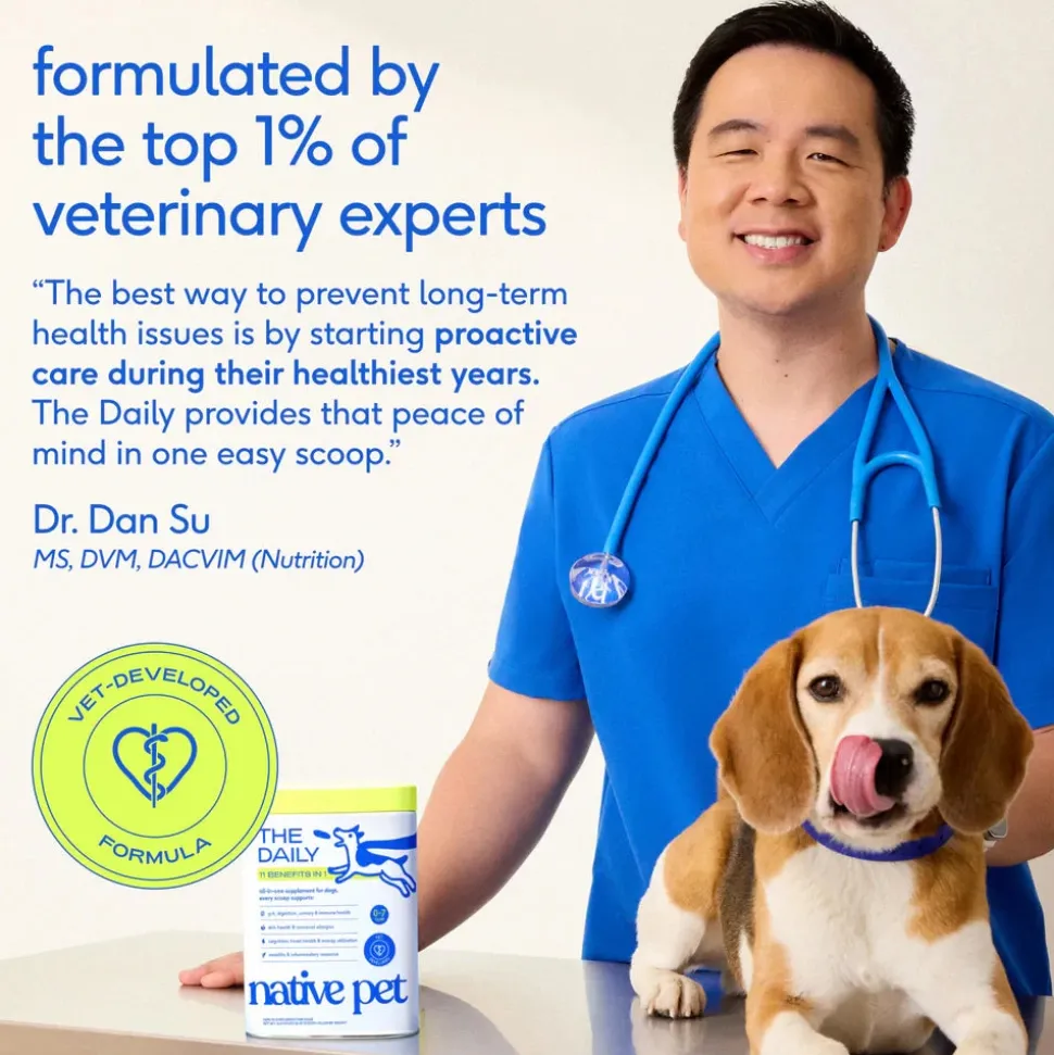 Native Pet The Daily Powder 11-in-1 Supplement for Dogs 7-oz