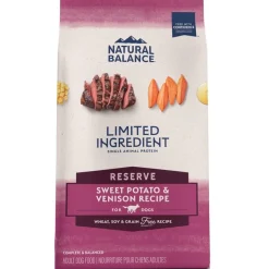 Natural Balance Limited Ingredient Grain Free Adult Dry Dog Food Reserve Sweet Potato & Venison 4-lb