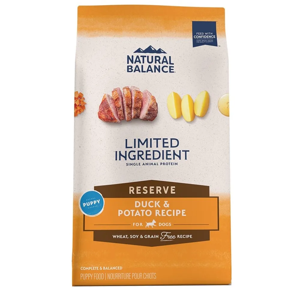 Natural Balance Pet Foods Limited Ingredient Reserve Grain Free Puppy Dry Food Duck & Potato 4-lb