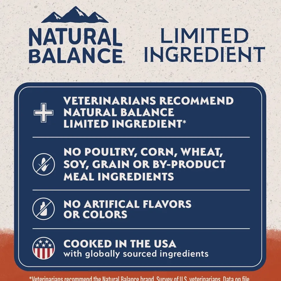 Natural Balance Pet Foods Limited Ingredient Grain Free Small Breed Dry Dog Food Salmon & Sweet Potato 4-lb