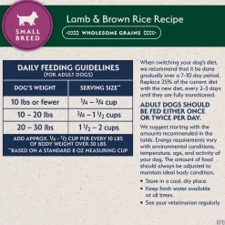 Natural Balance Pet Foods Limited Ingredient Small Breed Dry Dog Food Lamb & Brown Rice 12-lb