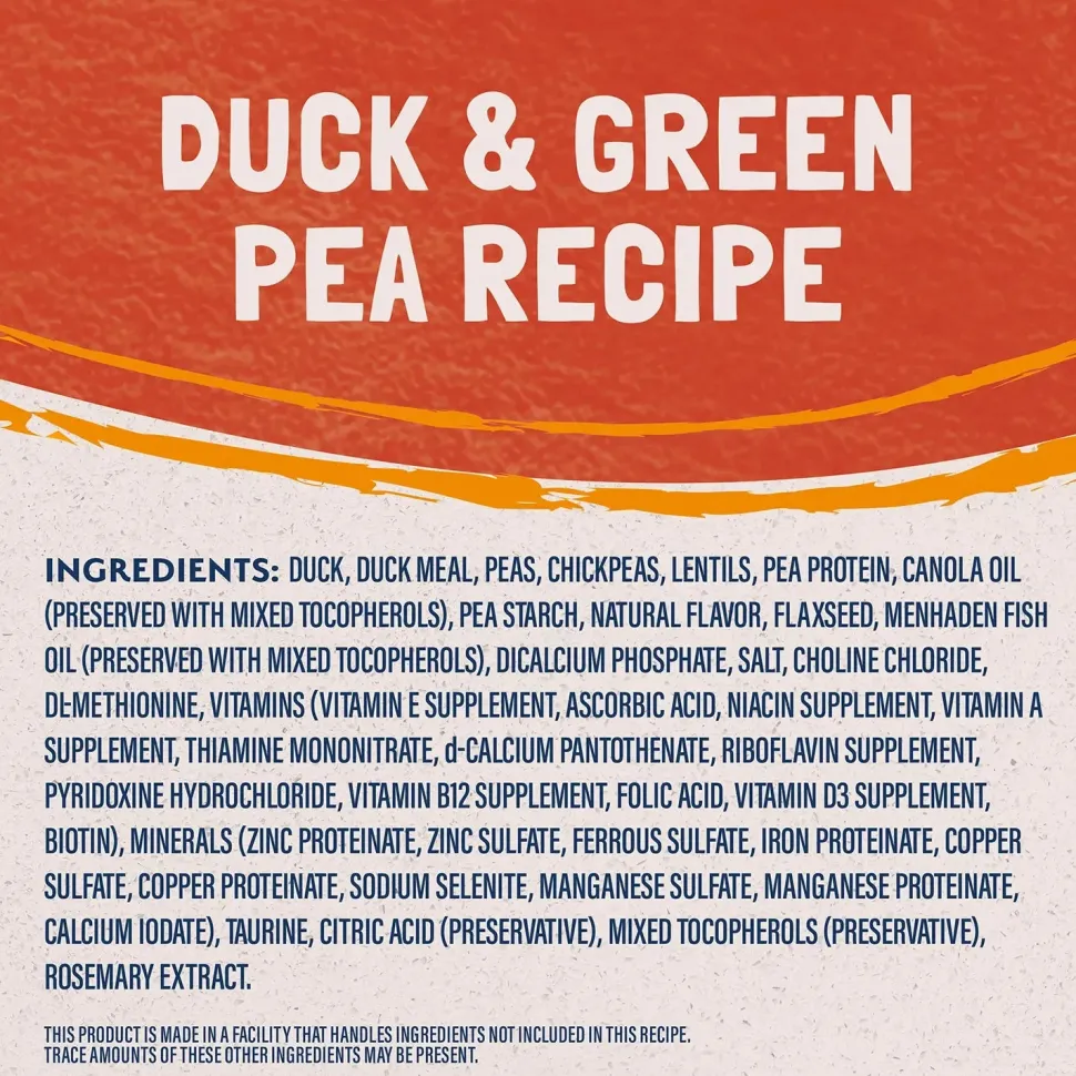 Natural Balance Pet Foods Limited Ingredient Reserve Grain Free Dry Cat Food Duck & Green Pea 10-lb