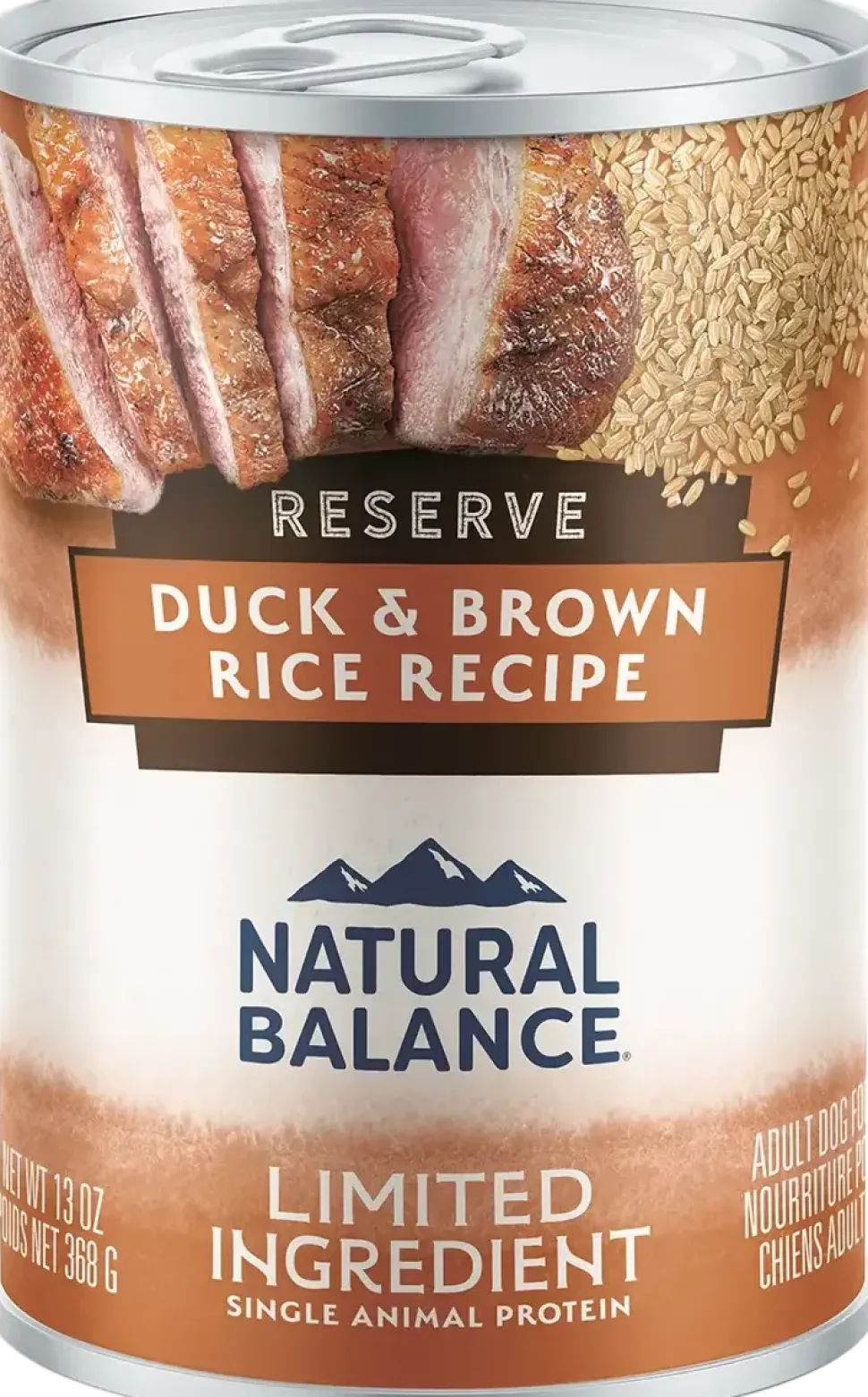 Natural Balance Pet Foods Limited Ingredient Reserve Canned Dog Food Duck & Brown Rice 13-oz