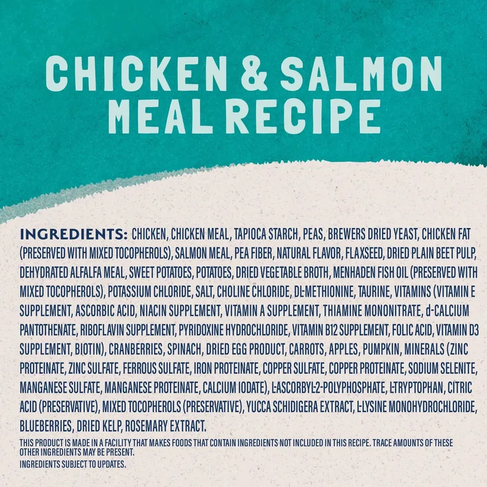 Natural Balance Pet Foods Original Ultra Broth Coated Indoor Grain Free Dry Cat Food Chicken & Salmon 6-lb