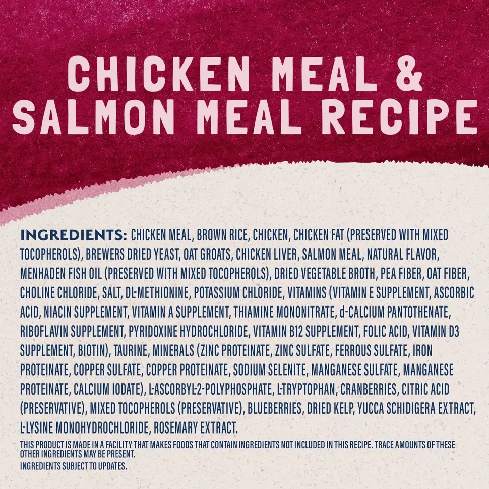 Natural Balance Pet Foods Original Ultra Broth Coated Dry Cat Food Chicken & Salmon 6-lb