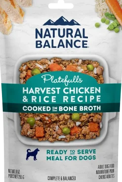 Natural Balance Pet Foods Original Ultra Platefulls Wet Dog Food Harvest Chicken & Rice Recipe 9-oz