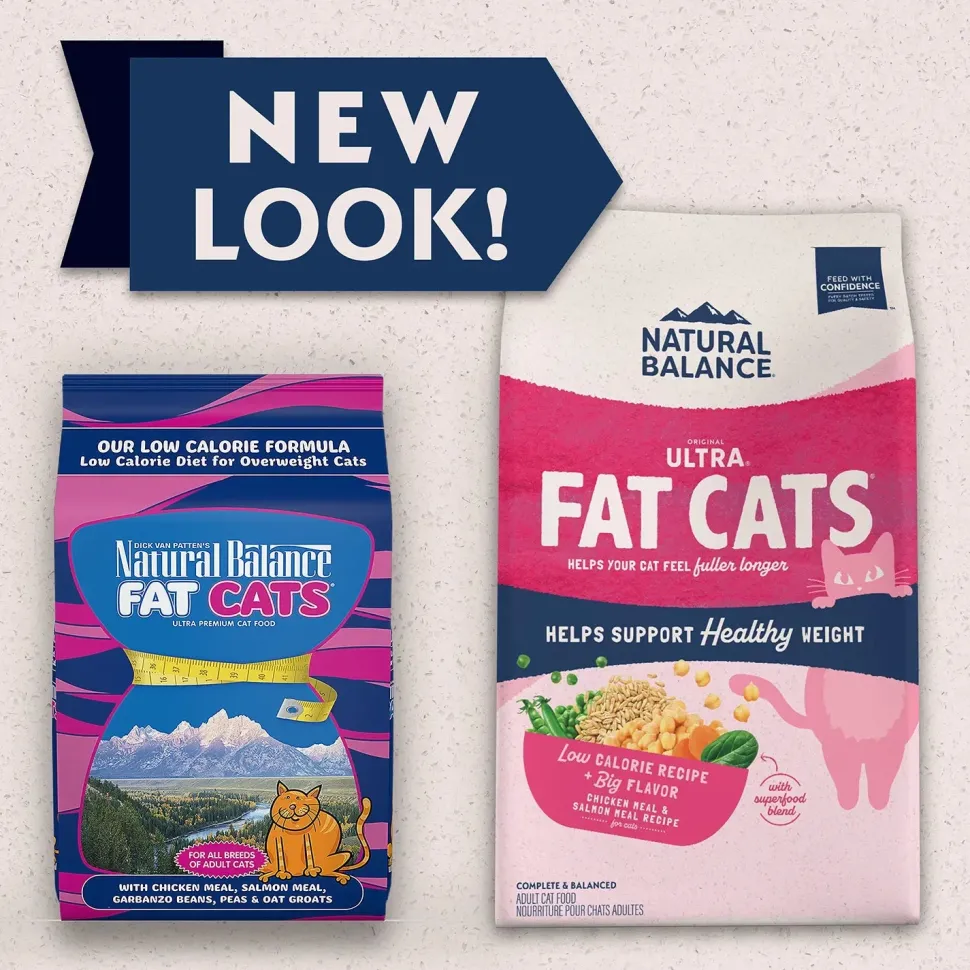 Natural Balance Pet Foods Original Ultra Fat Cats Dry Cat Food Chicken Meal & Salmon Meal 6-lb