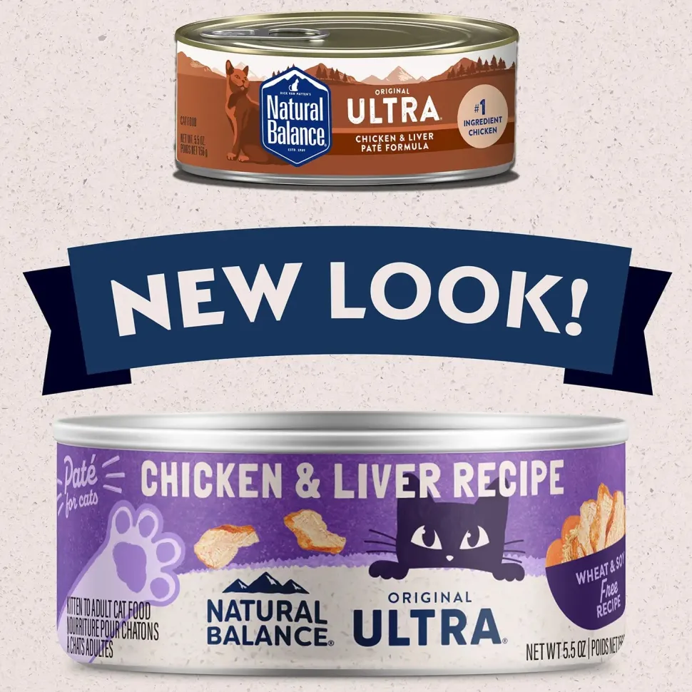 Natural Balance Pet Foods Original Ultra Canned Cat Food Chicken & Liver 5.5-oz