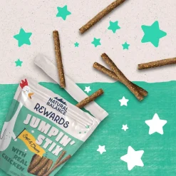 Natural Balance Pet Foods Rewards Jumpin' Stix Soft & Meaty Dog Treats Chicken 10-oz