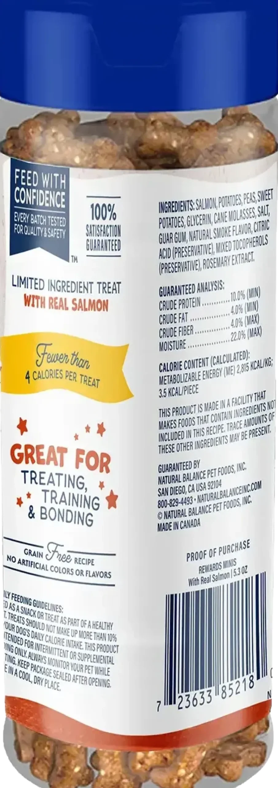 Natural Balance Pet Foods Rewards Minis Soft & Meaty Dog Treats Salmon 5.3-oz